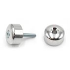 Juego contrapesos manillar V PARTS aluminio plata - motoscamaralweb.com