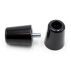 Juego contrapesos manillar V PARTS aluminio Kawasaki negro - motoscamaralweb.com