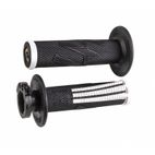 Puños ODI Emig Pro V2 Lock-On Negro/Blanco- motoscamaralweb.com