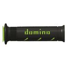 Puños racing DOMINO super soft 126mm negro/verde A25041C4440- motoscam