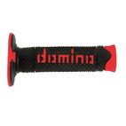 Puños off road DOMINO DSH negro/rojo A26041C4240- motoscamaralweb.com