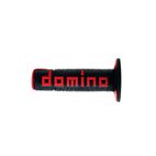 Puños Domino Off Road A360 negro/rojo A36041C4042A7-0 - motoscamaralweb.com