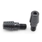 Juego contrapesos manillar V PARTS aluminio carbono - motoscamaralweb.com