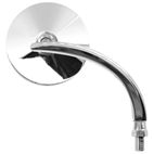 Retrovisor derecho universal V PARTS manillar Ø 75 mm cromado - motoscamaralweb.com