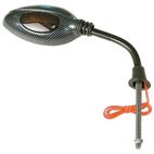 Retrovisor derecho universal V PARTS M8 x 125 rosca derecha carbon look M2 - motoscamaralweb.com