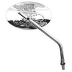 Retrovisor ambos lados universal V PARTS cromado M10 - motoscamaralweb.com