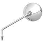 Retrovisor ambos lados universal V PARTS manillar cromado M10 x 1.25 + adaptador - motoscamaralweb.com