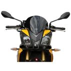 Pantalla MRA Racing SPM. negro. Aprilia Tuono V4 R. longitud 350 mm - motoscamaralweb.com