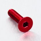 Tornillo de Aluminio Pro-bolt avellanado M5 x (0.8mm) x 20mm rojo LCS520R - motoscamaralweb.com