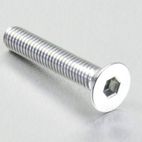 Tornillo de Aluminio Pro-bolt avellanado M6 x (1.00mm) x 35mm plata LCS635S - motoscamaralweb.com