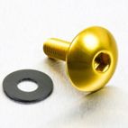 Tornillo de Aluminio XL Pro-bolt cabeza redondeada M5 x(0.8mm) x 16mm oro LFB516XLG - motoscamaralweb.com