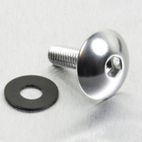 Tornillo de Aluminio XL Pro-bolt cabeza redondeada M5 x(0.8mm) x 16mm plata LFB516XLS - motoscamaralweb.com