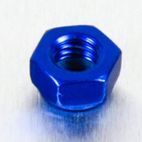 Tuerca de Aluminio Pro-Bolt autoblocante M5 azul LNYN5B - motoscamaralweb.com
