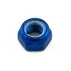 Tuerca Aluminio Pro-Bolt autoblocante M8 azul LNYN8B - motoscamaralweb.com
