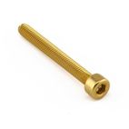 Tornillo Aluminio Pro-bolt cabeza cilíndrica M4 x (0.7mm) x 35mm LPB435G Oro - motoscamaralweb.com