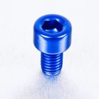 Tornillo de Aluminio Pro-bolt cabeza cilíndrica M5 x (0.8mm) x 8mm azul LPB508B - motoscamaralweb.com