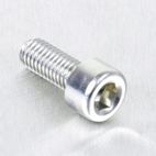 Tornillo de Aluminio Pro-bolt cabeza cilíndrica M5 x (0.8mm) x 12mm plata LPB512S - motoscamaralweb.com