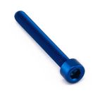 Tornillo Aluminio Pro-bolt cabeza cilíndrica M5 x (0.8mm) x 40mm LPB540B Azul - motoscamaralweb.com