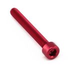 Tornillo Aluminio Pro-bolt cabeza cilíndrica M5 x (0.8mm) x 40mm LPB540R Rojo - motoscamaralweb.com