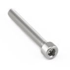Tornillo Aluminio Pro-bolt cabeza cilíndrica M5 x (0.8mm) x 40mm LPB540S Plata - motoscamaralweb.com