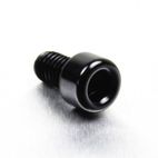 Tornillo de Aluminio Pro-bolt cabeza cilíndrica M6 x (1.00mm) x 10mm negro LPB610BK - motoscamaralweb.com