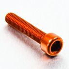 Tornillo de Aluminio Pro-bolt cabeza cilíndrica M6 x (1.00mm) x 30mm naranja LPB630O - motoscamaralweb.com