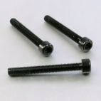 Tornillo de Aluminio Pro-bolt cabeza cilíndrica M6 x (1.00mm) x 50mm negro LPB650BK - motoscamaralweb.com