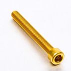 Tornillo de Aluminio Pro-bolt cabeza cilíndrica M6 x (1.00mm) x 55mm oro LPB655G - motoscamaralweb.com