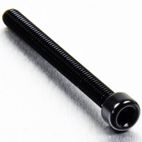 Tornillo de Aluminio Pro-bolt cabeza cilíndrica M6 x (1.00mm) x 65mm negro LPB665BK - motoscamaralweb.com