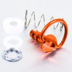 Tornillo rápido de Aluminio 1/4 de vuelta Pro-Bolt 17mm naranja LQRCLIP17O - motoscamaralweb.com