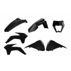 Kit plástica Enduro Polisport Restyling negro KTM EXC/EXC-F - motoscamaralweb.com