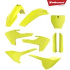 Kit de plástica completo POLISPORT Husqvarna amarillo fluor 90741 - motoscamaralweb.com