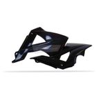 Tapas de radiador POLISPORT - negro Gas Gas - motoscamaralweb.com