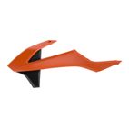 Aletines de radiador Polisport KTM naranja/negro - motoscamaralweb.com