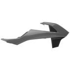 Aletines de radiador POLISPORT - Negro/Gris - motoscamaralweb.com