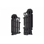 Aletines de radiador Polisport Suzuki negro 8464800001 - motoscamaralweb.com