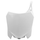 POLISPORT Front Number Plate White Honda CRF250R/CRF450R - motoscamaralweb.com