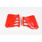 Plásticos laterales de radiador UFO rojo Honda CR125R/250R - motoscamaralweb.com