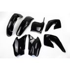Kit plástica completo UFO Honda negro HOKIT100-001 - motoscamaralweb.com