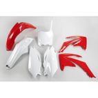 Kit de Plástica UFO OEM Color Rojo / Blanco Honda CRF250R / 450R - motoscamaralweb.com