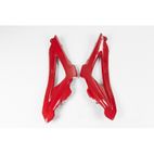 Plásticos laterales de radiador superiores UFO Husqvarna rojo HU03321-062 - motoscamaralweb.com