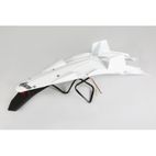Guardabarros trasero con piloto LED UFO Husqvarna blanco HU03344-041 - motoscamaralweb.com