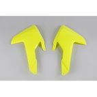 Paneles laterales radiador UFO amarillo fluor Husqvarna TC-FC - motoscamaralweb.com