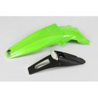 Guardabarros trasero con piloto LED UFO Kawasaki verde KA03791-026 - motoscamaralweb.com