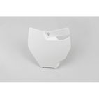 Portanúmeros delantero UFO KTM blanco KT04074-047 - motoscamaralweb.com