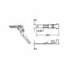 Terminal de cable macho serie 110 ML BIHR Ø0.85mm²/1.25mm² - 50uds - motoscamaralweb.com