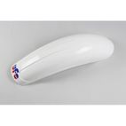 Guardabarros trasero universal UFO cross pequeña 50cc-75cc-80cc (1970-1974) blanco ME08022-W - motoscamaralweb.com