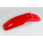 Guardabarros delantero universal supermotard UFO rojo PA01027-070 - motoscamaralweb.com