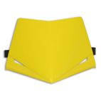 Recambio superior careta UFO homologada Stealth amarillo PF01713-102 - motoscamaralweb.com