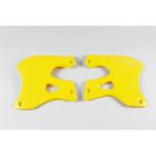 Paneles laterales de radiador UFO amarillo - Suzuki RM125/250 - motoscamaralweb.com